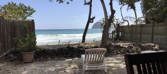 Caribbean villa on the beach