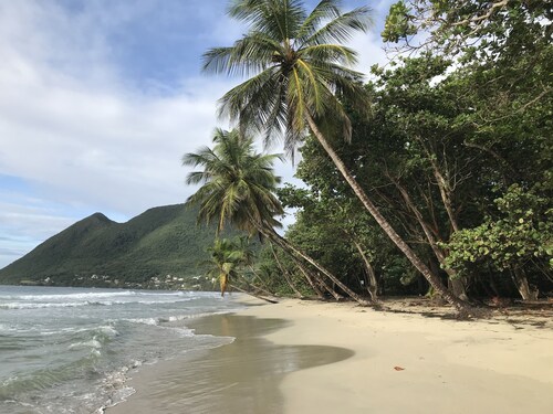 Caribbean villa on the beach