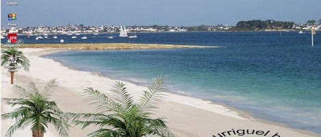 Vlak bij het strand, strandlakens