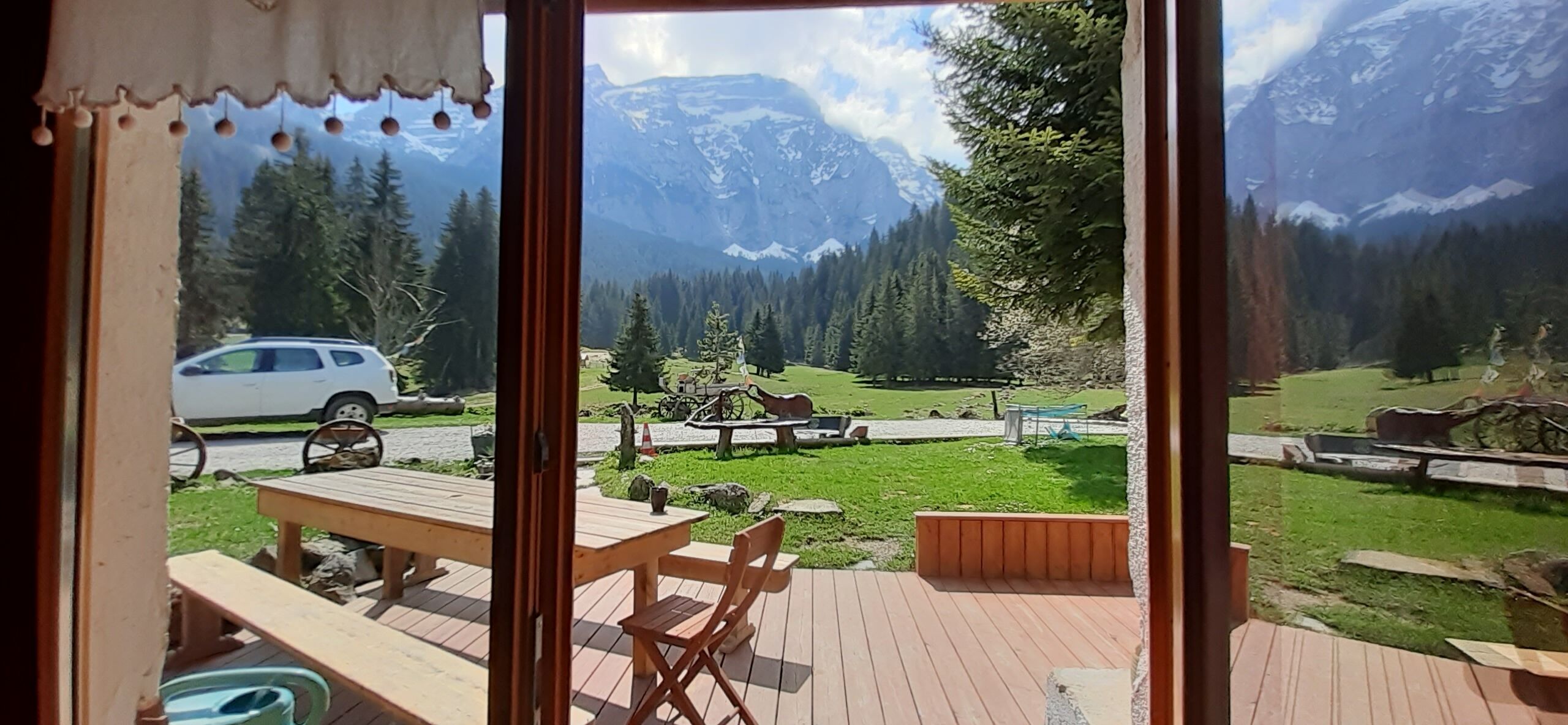 vue de l'entrée