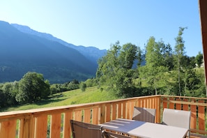 Vue de la terrasse : les Lances de Malissard