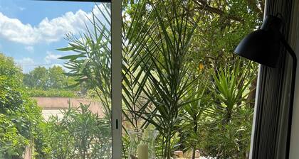 Charming old village house, very quiet, wooded garden, sleeps 4.