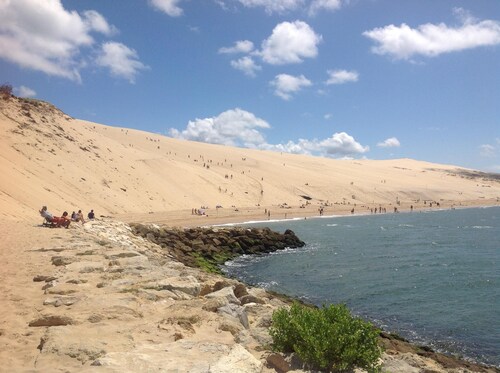 Authentic Arcachonnaise garden terrace and loggia.  Classified 3 Stars