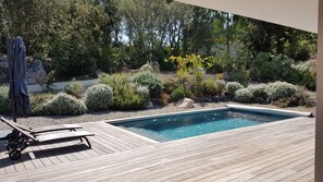 Outdoor pool, a heated pool - New villa Porto-Vecchio close to the beaches. (Porto-Vecchio)
