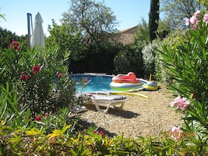 Outdoor pool - Spacious and pleasant house (Castelnau-De-Guers)