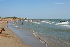 On the beach