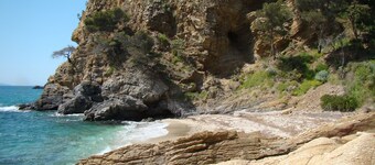 Charmerende sten bondegård privat adgang til Bonporteau stranden 