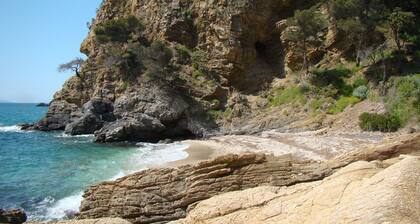 Charmantes Bauernhaus aus Stein mit privatem Zugang zum Strand von Bonporteau