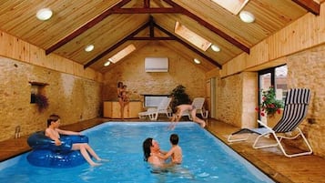 Indoor pool, a heated pool