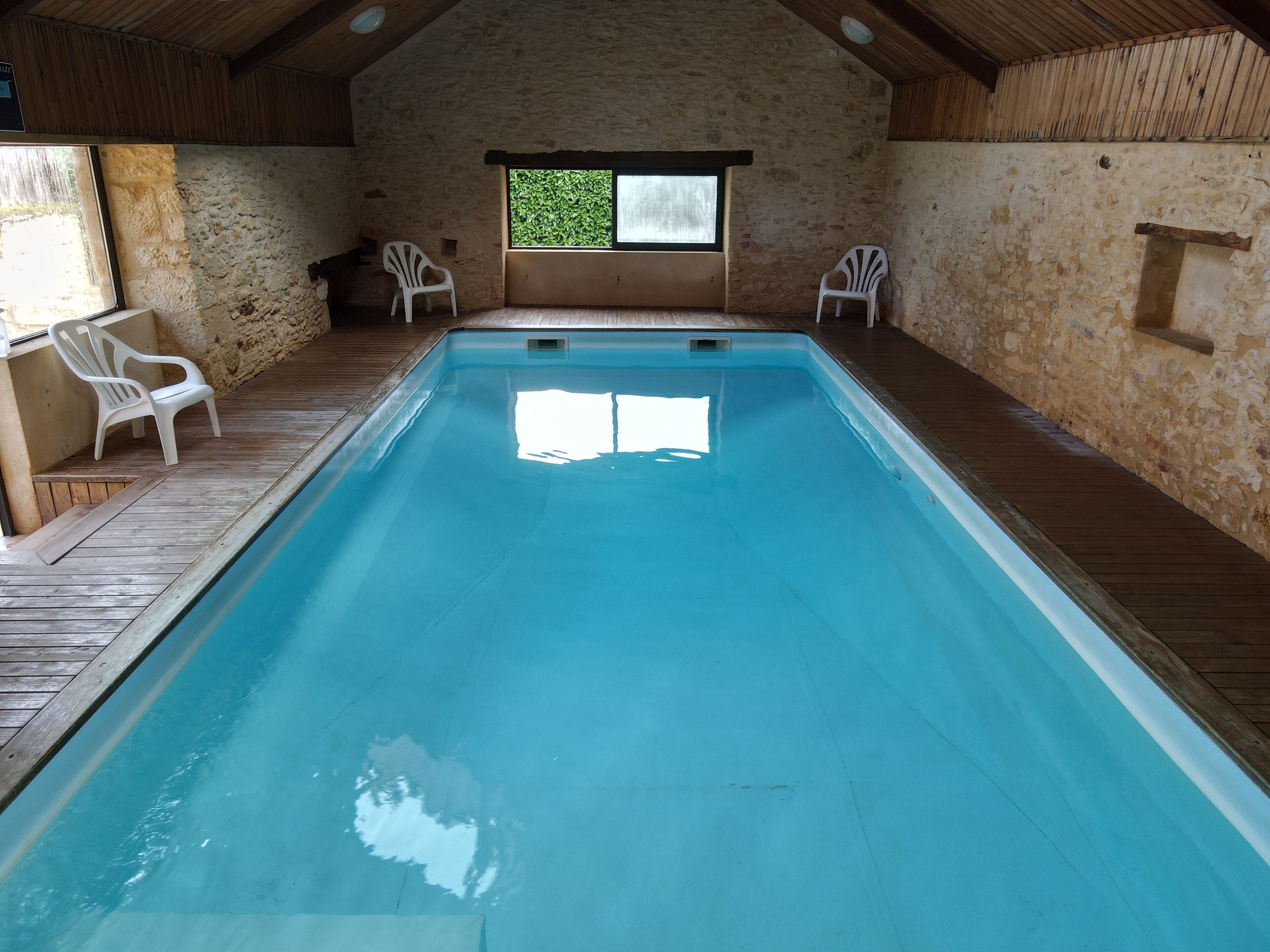 Piscine couverte, piscine chauffée