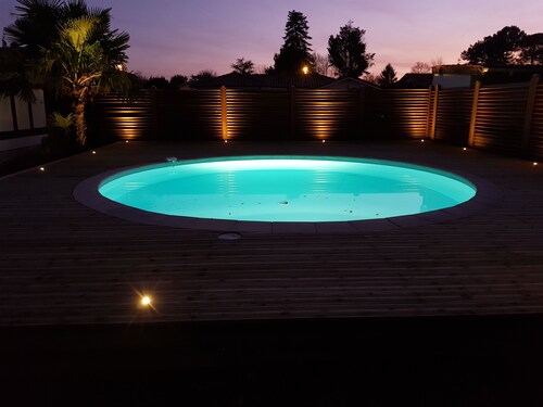 Typische Landaise Villa mit Schwimmbad