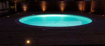 Typische Landaise Villa mit Schwimmbad