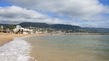 On the beach