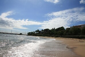 On the beach
