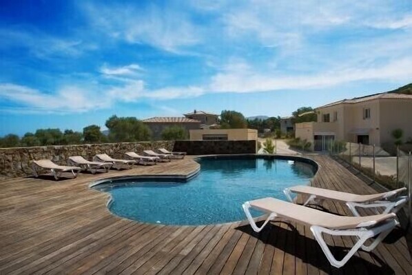 Outdoor pool - Full comfort villa on the Calvi hills (Calvi)