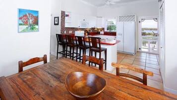 Family Villa, Multiple Beds, Non Smoking, Beach View | In-room dining