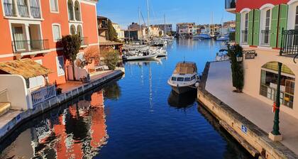 Apartment für 4-6 Personen mit direktem Strandzugang in Port Grimaud (St Tropez)
