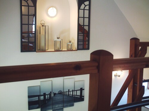 Vacation rental for 3 people with a private heated indoor pool, lake, and fishing