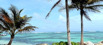 Grande maison familiale et sa plage privée