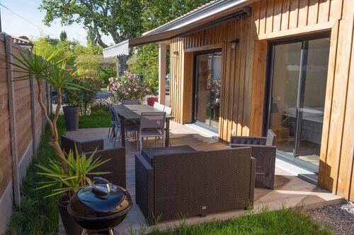 Maison Bassin d'Arcachon proche de la plage et des commerces- Arès - 8personnes