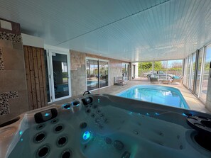 Interior - Villa in Moëlan sur Mer, 10-12 p sea view with indoor pool, South Finistère (Moëlan-Sur-Mer)