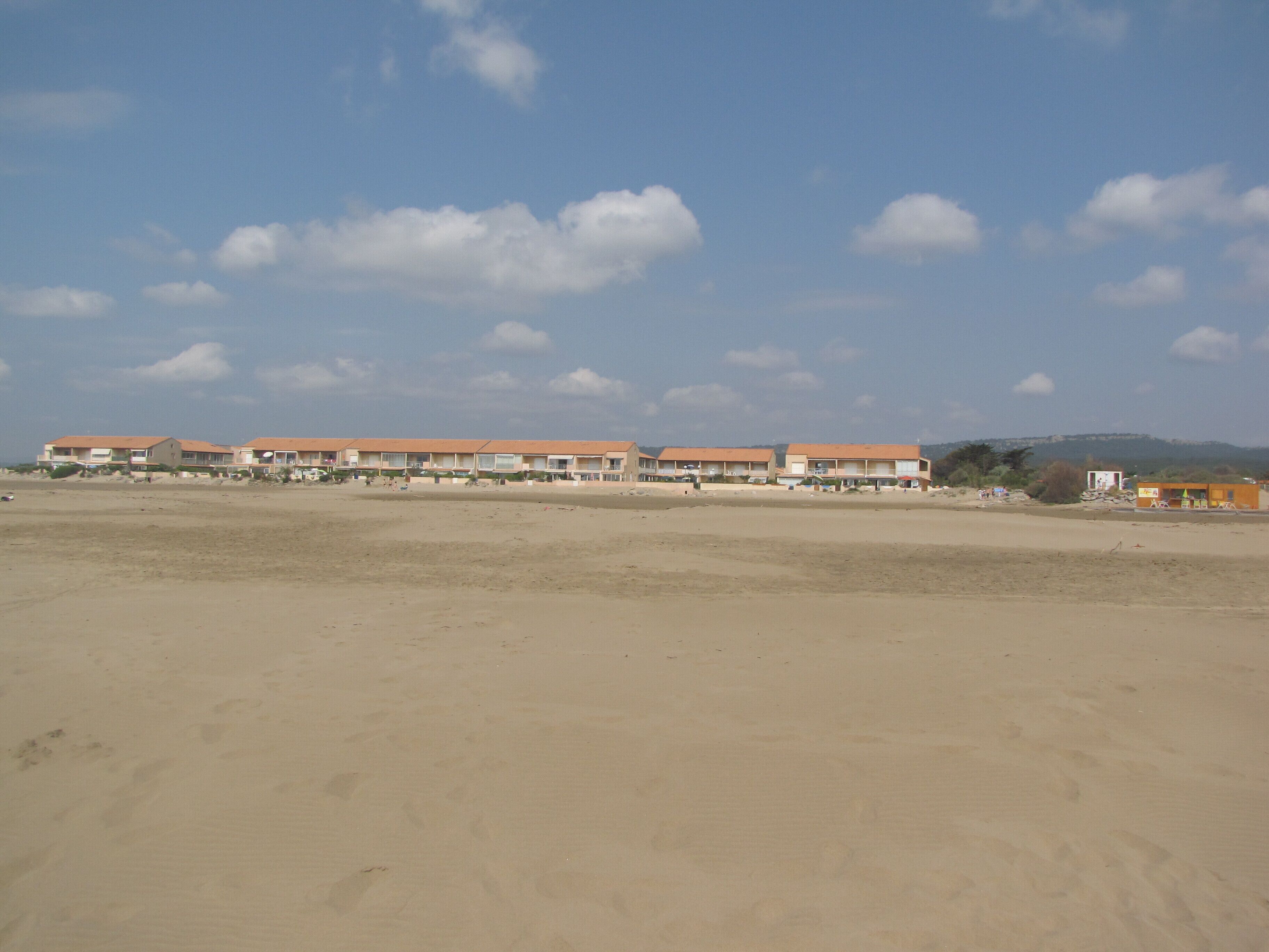 Vue de la résidence de la plage