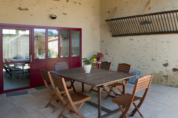 Terrasse côté jardin