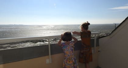 Appartement residentie permanent prachtig uitzicht Baai van de Somme 