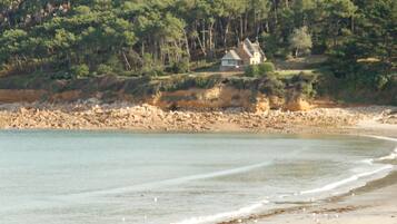 Accommodatie ligt op het strand