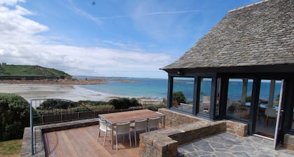 Les Gabelous, 9 personnes, accĂšs direct plage et vue mer panoramique