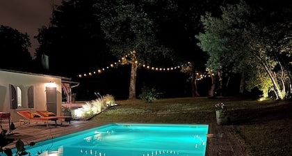 Suuri Arcachonaise Bordeaux viinitarhoja (Pessac Léognan) Gde Pool