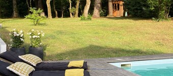 Gran Arcachonaise en los viñedos de Burdeos piscina (Pessac Léognan) Gde