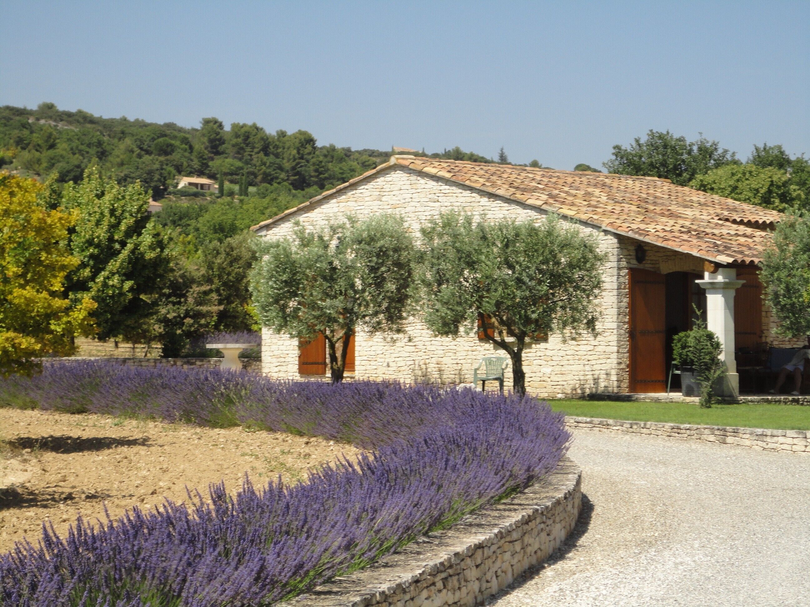 Arrivée sur le chemin du gîte