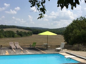 Una piscina climatizada