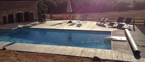 Una piscina climatizada