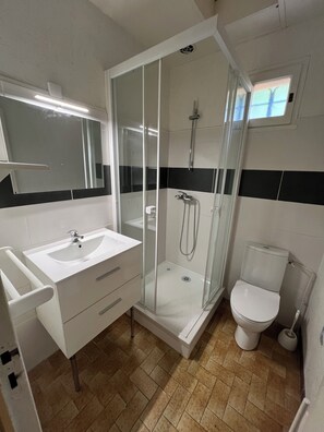 Shower - THUEYTS house located in a large plot with oleanders and palm trees (Thueyts)