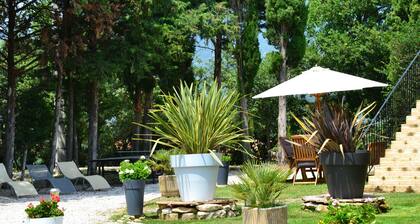 Location gite "la Cagnone" à Bédoin au pied du Mont Ventoux avec jardin privé