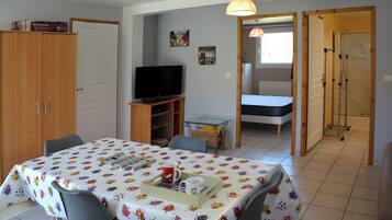 1 slaapkamer, een strijkplank/strijkijzer, gratis wifi, rolstoeltoegang