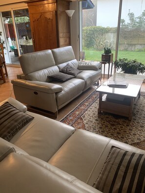 Tv, videospil, dvd-afspiller, bordtennisbord