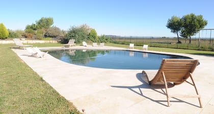 Ferienhaus in einem Herrenhaus inmitten eines Weinberges in Marseillan.