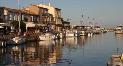 Ferienhaus in einem Herrenhaus inmitten eines Weinberges in Marseillan.