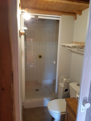 Dusch och toalettpapper