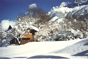 Exterior - Typical old wooden chalet Chamonix valley (Chamonix-Mont-Blanc)