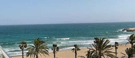 On the beach