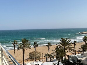On the beach
