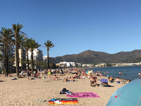 On the beach