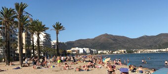 Costa Brava Roses front de mer sur la plage avec piscine  60 m2 ,2ch 
