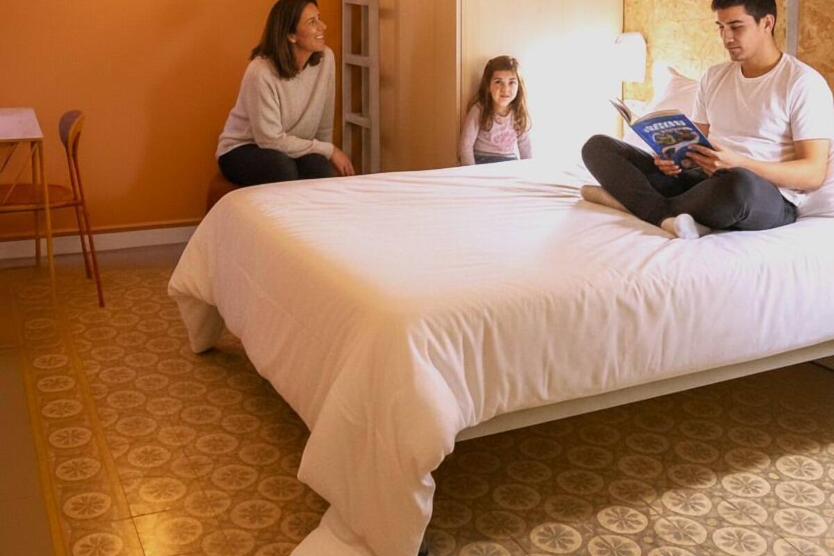 Superior Quadruple Room, Private Bathroom | Blackout drapes, soundproofing, WiFi (free), bed sheets