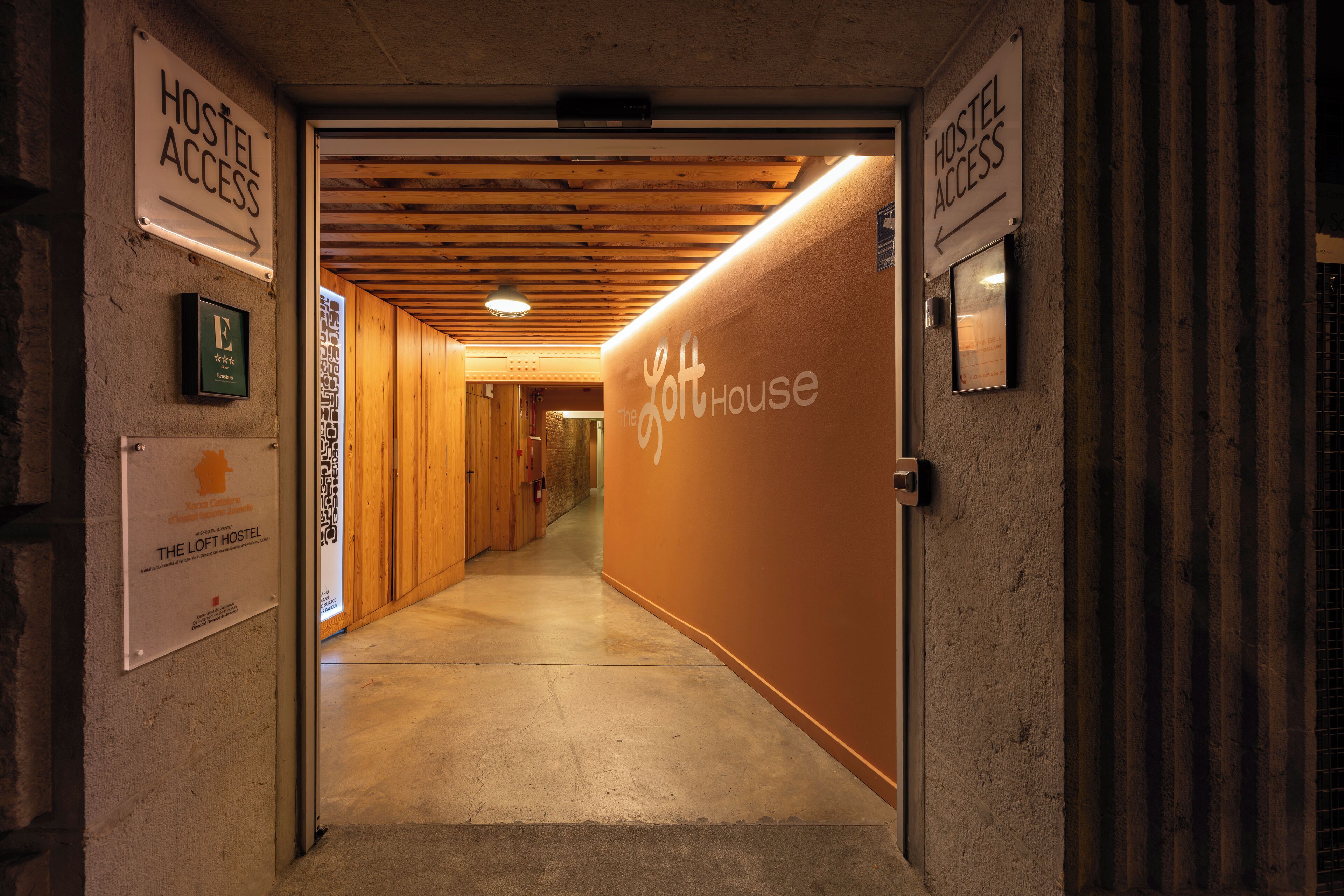 Overnatningsstedets indgangsparti