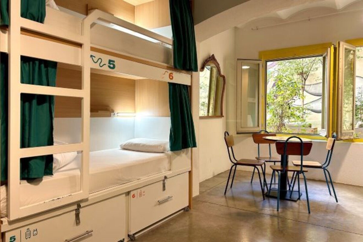 Bed In 8-Bed Female Dormitory Room